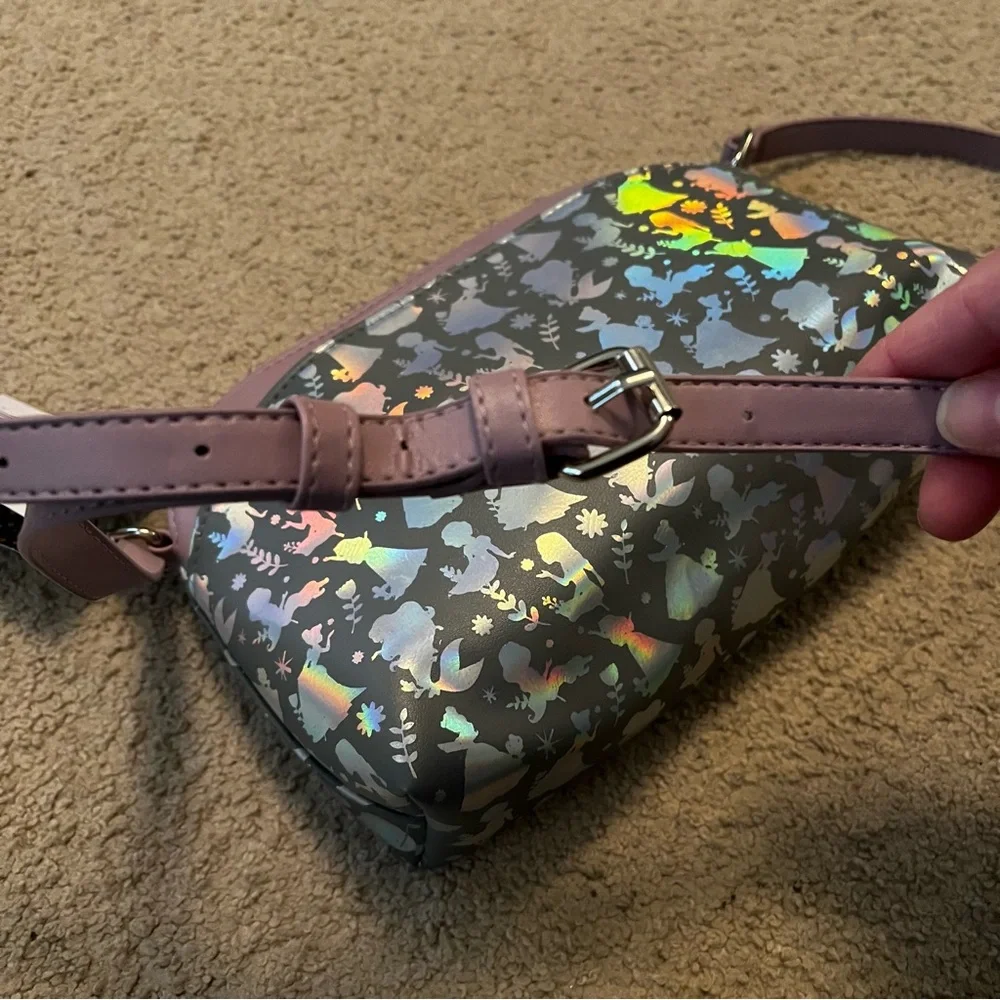 NWT Disney Princess Holographic Crossbody Bag - Picture 6 of 6